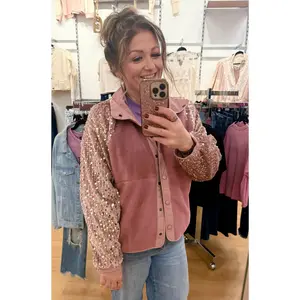 Glitter Kiss Fleece Jacket