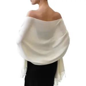 Shawl Wraps Cashmere Feel Blanket Scarves Fashion Scarf for Women Evening Wedding Bridesmaid Gifts
