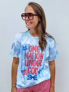 ONE NATION UNDER GOD TIE DYE T-Shirt