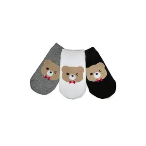 Teddy Bear Wink Print Socks #70