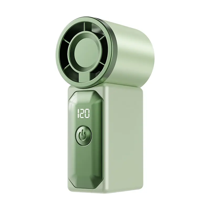 Handheld ice-cooling fan, small semiconductor refrigeration, digital display, portable pocket fan for dormitory and travel, wholesale Handheld ice-cooling fan, small semiconductor refrigeration, digital display, portable pocket fan for dormitory and travel, wholesale