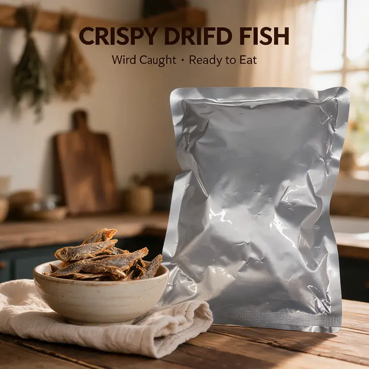 Crunchy Salt & Pepper Dried Fish | High-Protein Chip Alternative Crunchy Salt & Pepper Dried Fish | High-Protein Chip Alternative