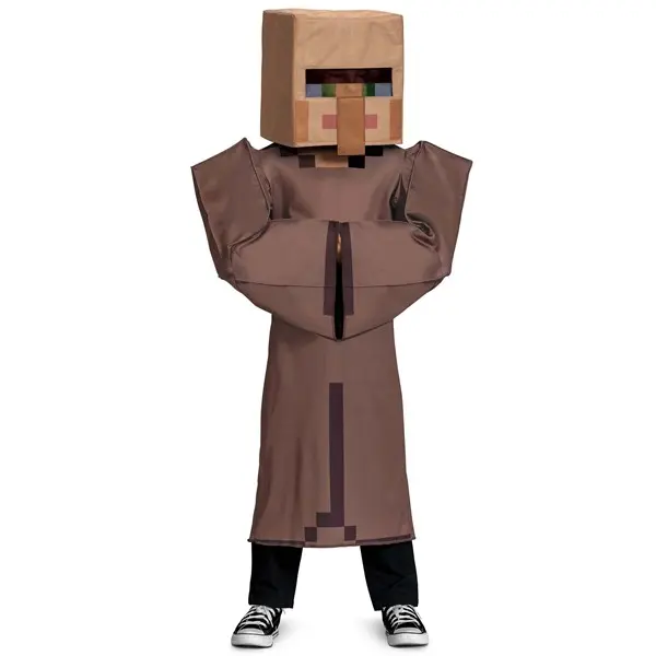Kid's Deluxe Minecraft Villager Costume