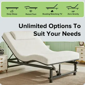 KB Queen Head & Foot adjustable base