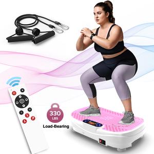 【Hufaut】330LBS Vibration Plate Exercise Machine Whole Body Workout Vibration Fitness Platform for Home Fitness with Remote Control