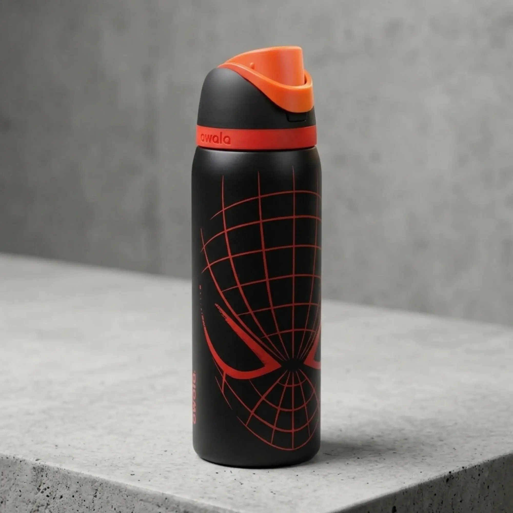 Stylish Owala Spider-Man Insulated Drinkware, 32oz Leakproof BPA-Free Stainless Steel Sports Water Bottle
