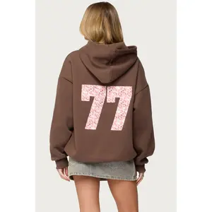 Leopard 77 Oversized Hoodie