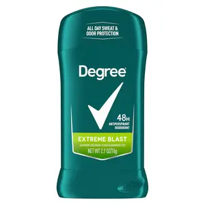 Degree Men Original Protection Antiperspirant Deodorant Extreme Blast Pack of 6 48-Hour Sweat and Odor Protection Antiperspirant For Men 2.7 oz