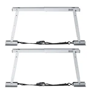 VEVOR Universal RV Stabilizer, RV Bumper Stabilizer for Trailers, Campers, Fifth Wheel, Compact Foldable Design for Easy Storage, Adjustable Height from 12 inch to 28 inch, Reduces RV Wobble, 2PCS