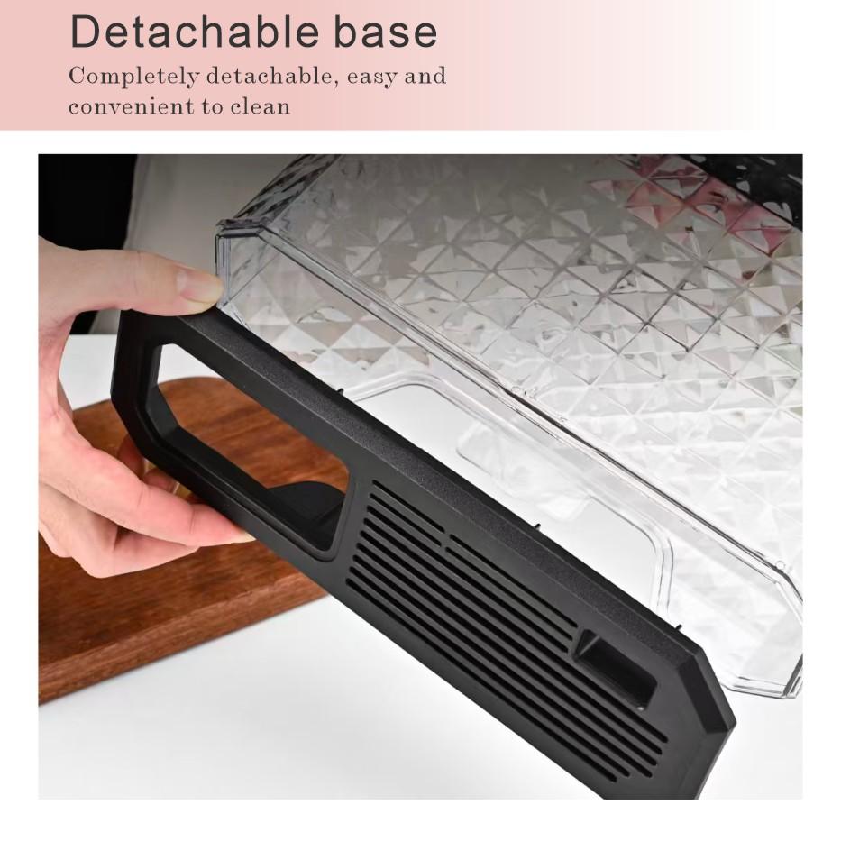 15PCS knife holder kitchen knife set: Japanese style knife, meat/vegetable knife, chicken bone knife, German steak knife storage built-in sharpener - stainless steel washable dishwasher suitable for women, wives, Mother's Day, pink/white/black