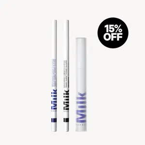 Milk Makeup Waterproof Eye Lineup with RISE Mascara and Infinity Long Wear Eyeliner in Black and Navy