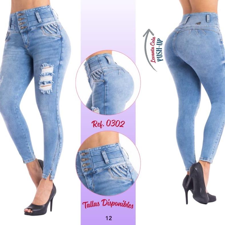 Diseñados con pinzas estratégicas que realzan tus glúteos de forma natural jeans Colombianos