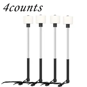 Drum Stick, 4 Counts/set Drum Mallet, Drum Stick with White Head & Black Handle, Music Accessories for Drum Set, Drum Accessories