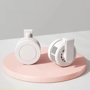 Hands-Free Clip On Fan for Shirt - USB Rechargeable 3-Speed Portable Mini Neck & Waist Fan with Belt Clip for Camping, Outdoor Work & Hiking - Silent Bladeless Design