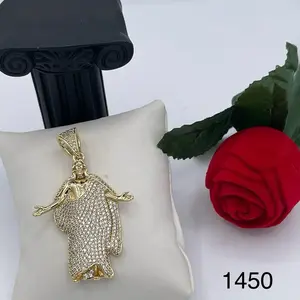 Rodriguezjewelry #1450 christ pendant