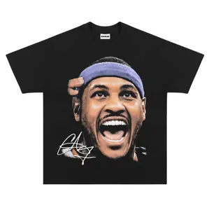 CAMELO ANTHONY BIG HEAD Vintage Tee, Carmelo Anthony T-Shirt, Unisex Basketball Shirt, Hip Hop Graphic Tees, Gifts Shirt, Menswear Womenswear Streetwear