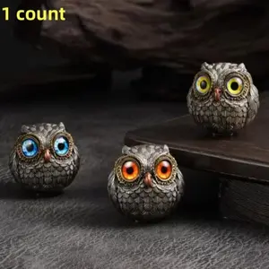 Owl Design Garden Decoration, Resin Ornament, Garden Decoration for Home Garden, Outdoor Decor, Garden Statues & Sculptures, Decorative, Garden Accessories