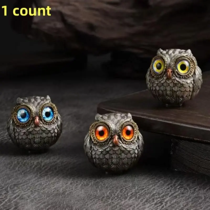 Owl Design Garden Decoration, Resin Ornament, Garden Decoration for Home Garden, Outdoor Decor, Exterior Decorative Statues, Garden Statues & Sculptures, Animal Statue, Decorative, Garden Accessories