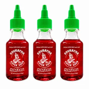 Souracha Liquid Candy Sauce -Sour Cherry & Hot and Sour Squeeze-3 Pack