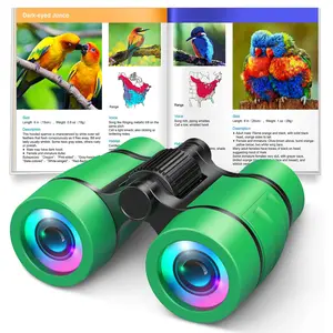 Topoptical Kids Binoculars for Boys Ages 3-7, Bird Watching Hiking Camping Toy, Outdoor Travel Gift, Camping Accessories, Travel Accessory, Camping Gear, Fully Coated Lens