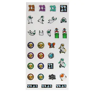 Teak Mini Stickers Sheet - Yeti Takeover Edition - 31 Premium Glossy Mini Stickers