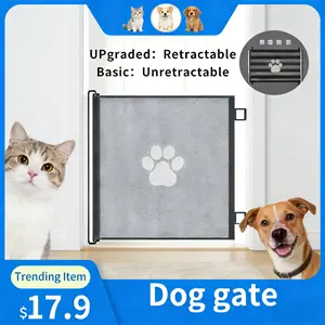Retractable Pet Gate/Fence, Suitable For Cats And Dogs, Effectively Prevents Kittens And Puppies From Entering Rooms, Corrects Pet Behavioral Issues, Best For Cat And Dog Owners Apartment Home Enclosed