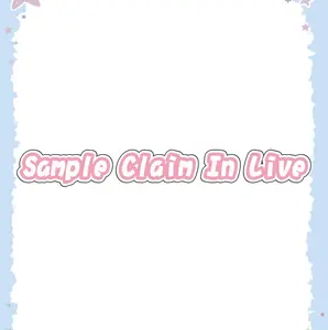 Sample Items Claim In Live Series Blind Box