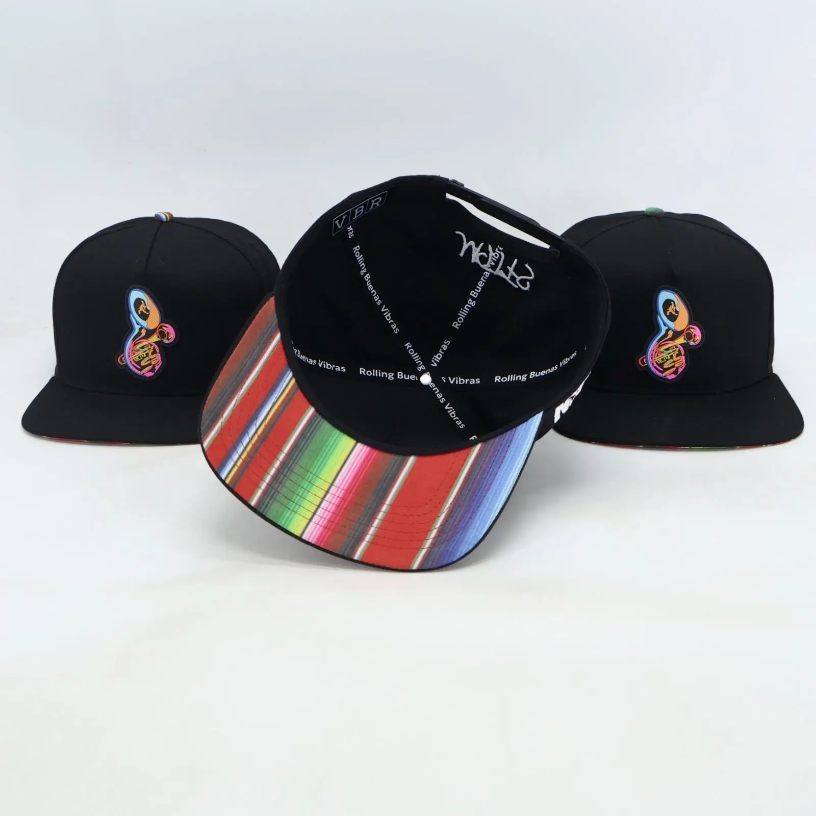 VBR Sinaloa Black Snapback Cap