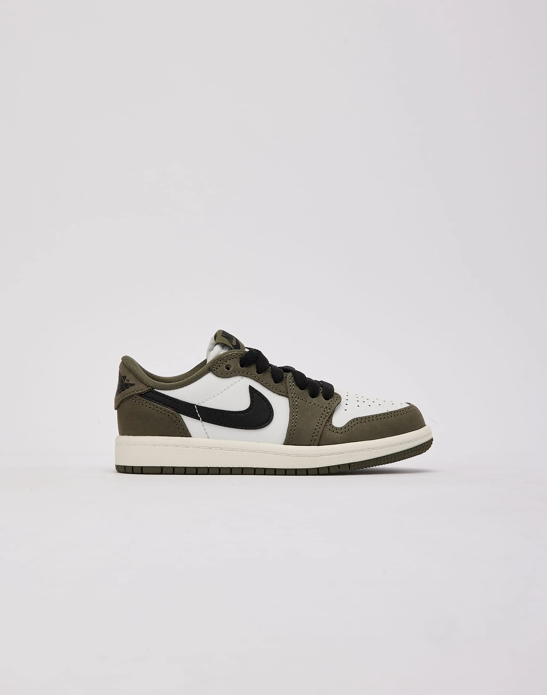 Kids Jordan Air Jordan 1 Retro Low 'Medium Olive' Pre-School