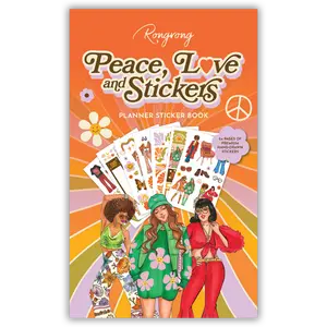 Peace Love Stickers Sticker Book