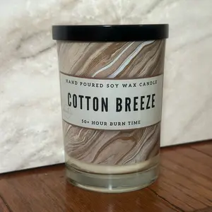 COTTON BREEZE | Clean Cotton Scented Soy Candle 10oz
