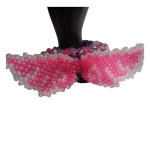 Pink Glow Wings On Pink and Purple 3d Kandi Cuff-Handmade Friendship Bracelet-Fairy Kei Kawaii Cuff