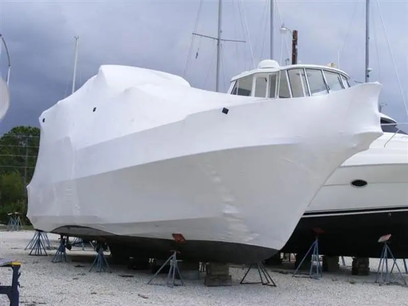 212 MAIN Premium White Boat Shrink Wrap, 7 mil 100% Virgin Resin, Center-Folded, 17x175ft, for Kayak & Water Sports Storage Protection, 17 Ft X 175 Ft