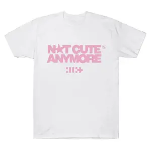 ILLIT Not Cute Anymore Album T Shirts ILLIT Girl Band T-shirt Korean Fashion Summer Women Men Short Sleeve Casual Cotton Y2K Tee graphic tees