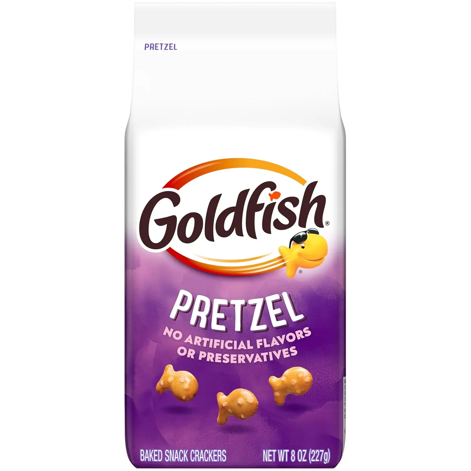 Goldfish Pretzel Crackers Snack | Baked Pretzel Crackers | Family Size 8 oz Bag