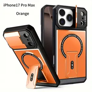 High-end magnetic Protective phone case for iPhone 17AIR 17PRO 17promax, 16, 15, 14, 13 Pro Max series with sturdy shockproof back cover and wireless charging support, Accessories