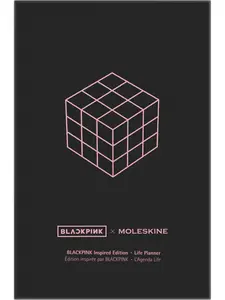 Moleskine x BLACKPINK Limited Edition Undated Life Planner in Gift box, Hard Cover, Large (5" x 8.25") Ruled/Lined, Black, 240 Pages Moleskine x BLACKPINK Limited Edition Undated Life Planner in Gift box, Hard Cover, Large (5" x 8.25") Ruled/Lined, Black, 240 Pages