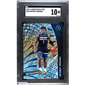 2020-21 Panini Revolution Anthony Edwards #125 RC SGC 10