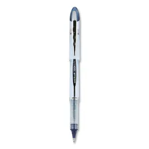 Uni-Ball 0.8 mm UB Visionelite Roller Ball Pen, White & Blue