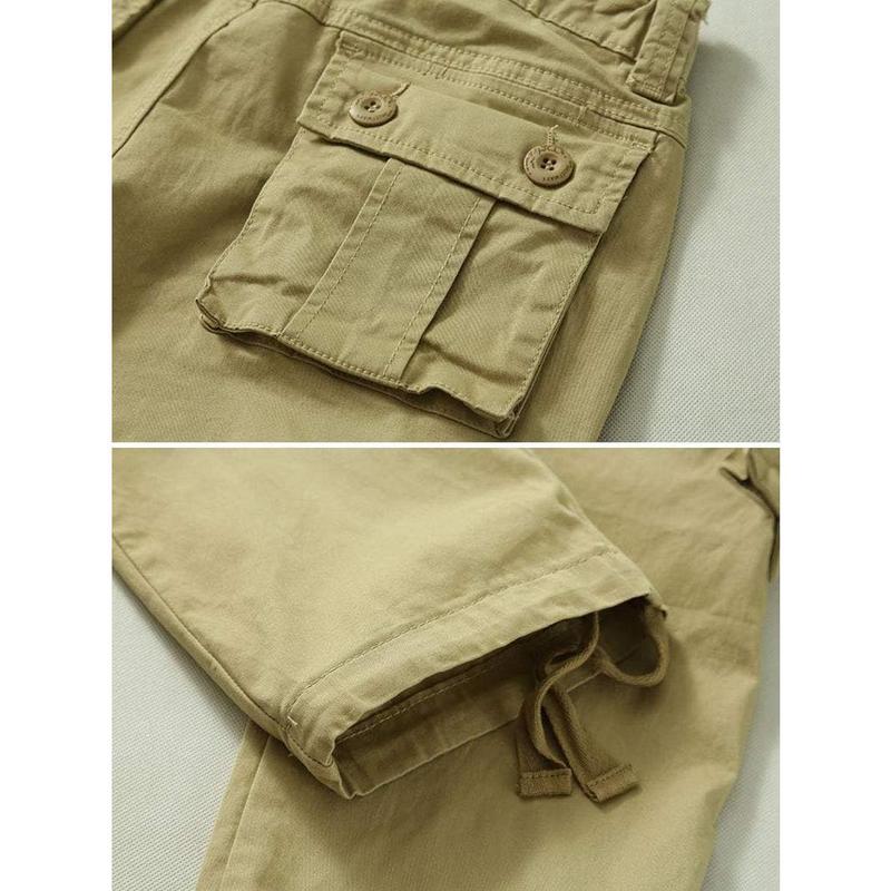 Womenswear Combat Cargo Pants with Adjustable Pockets