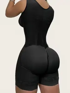 1 Count Women's Shapewear Bodysuit, Fajas, Sexy Shapewear Bottoms, Colombian Shapewear, Butt Lifting And Tummy Control Body Shaperwear, Lace Anti-Slip Strip, Perfect For Women To Wear During Exercise, Fitness, And Yoga