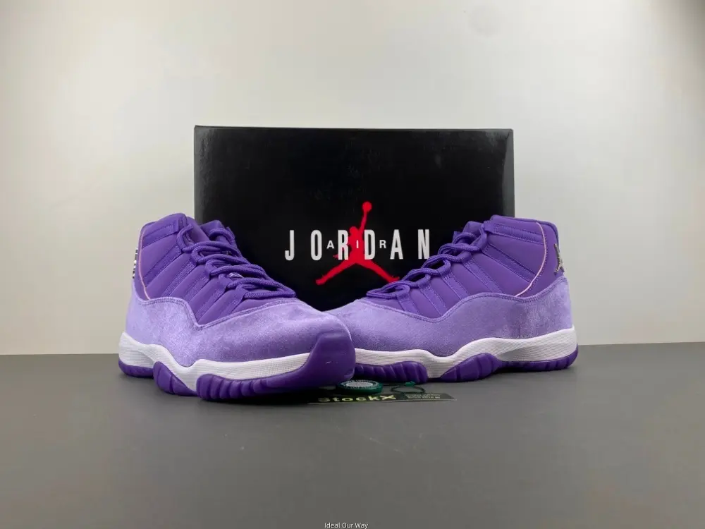 Brand New Sealed Unisex Full-Purple Velvet High-Top Sneakers with Original Shoe Box, White Midsole Casual Athletic Footwear, Retro Street Fashion for Daily Wear (Sports Collectibles Accessory)