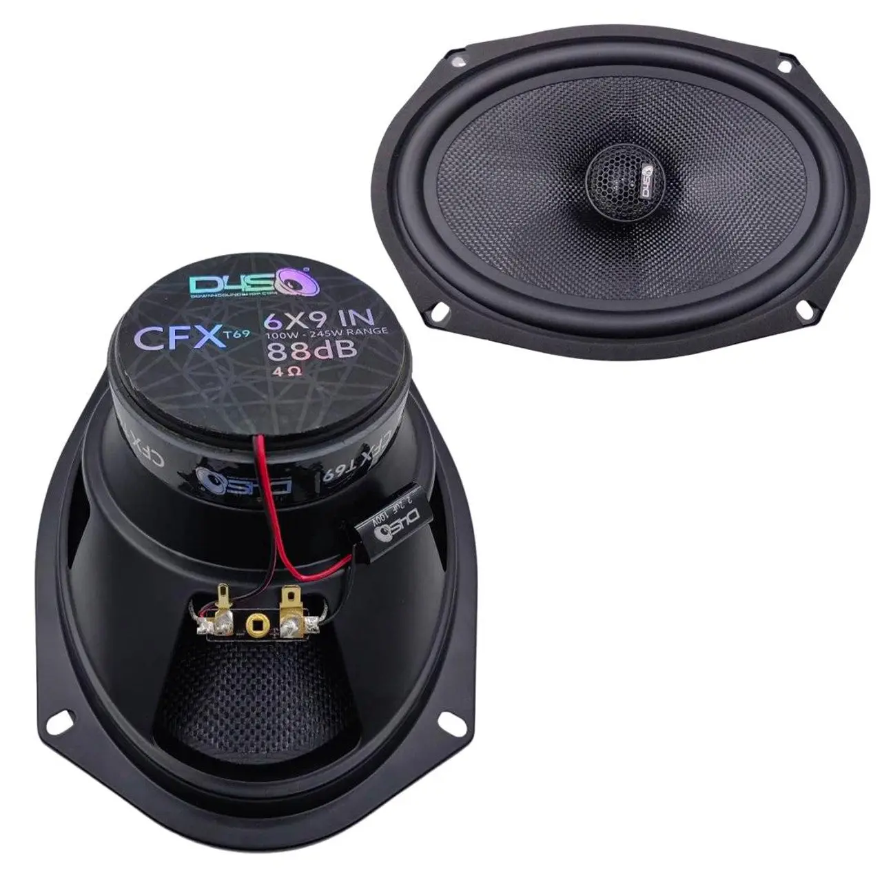 Down4Sound CFXT69 6"x9" 245W RMS Coaxial Speakers (Pair) Down4Sound CFXT69 6"x9" 245W RMS Coaxial Speakers (Pair)