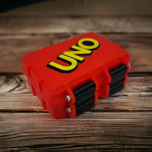 Uno / Flip / No Mercy Card Game Storage Case Box