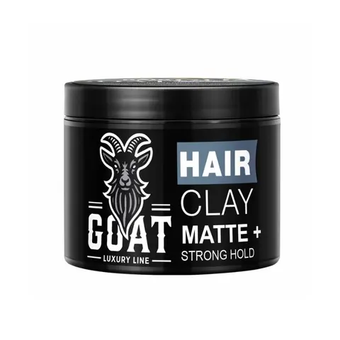 Hair Clay Matte Strong Hold - Matte Natural Finish No Shine for Structured & Messy Styles - Enriched with Kaolin Clay & Beeswax - Ideal for Short to Medium Hair Lengths