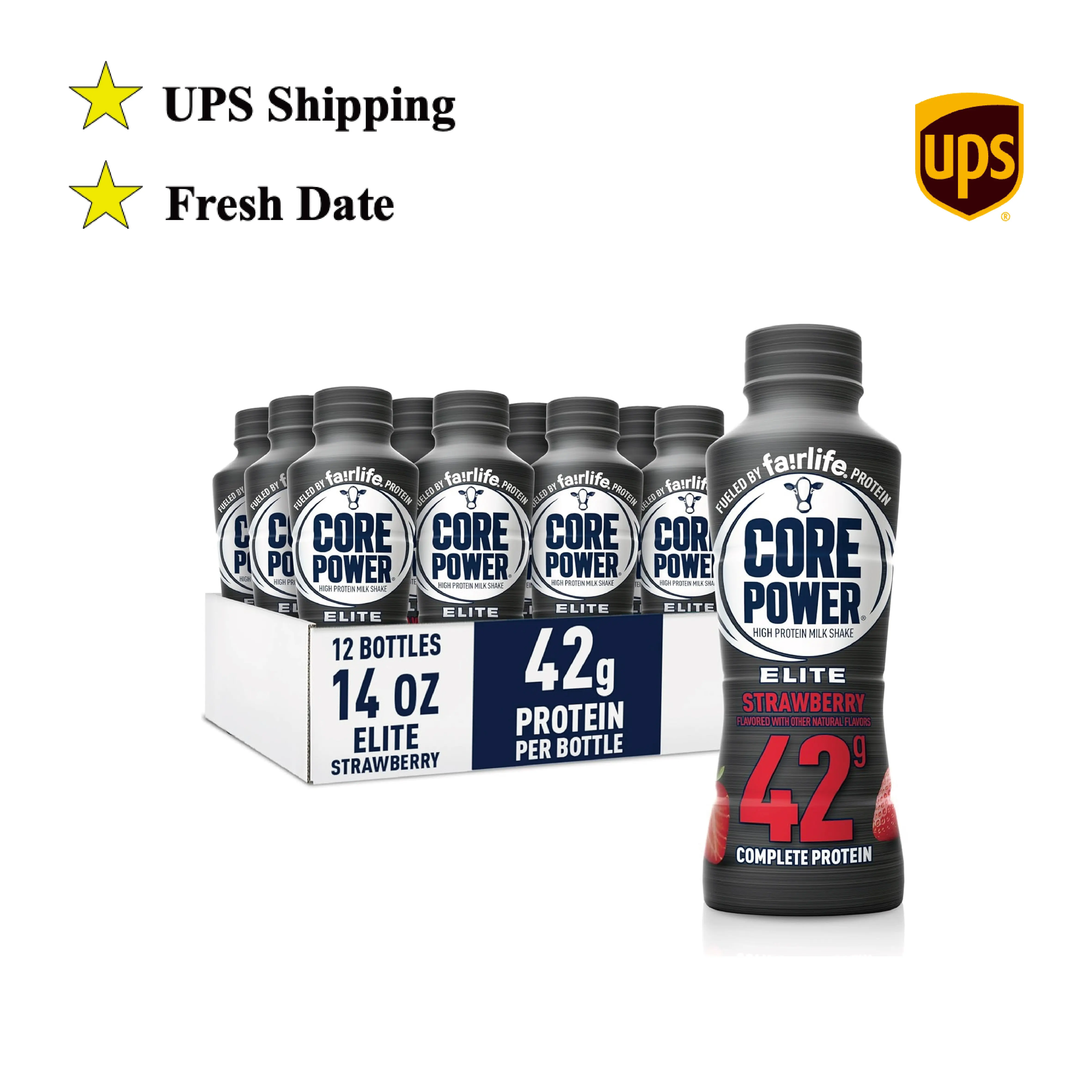 Core Power Fairlife Elite 42g High Protein Milk Shake Bottle , Ready To ...