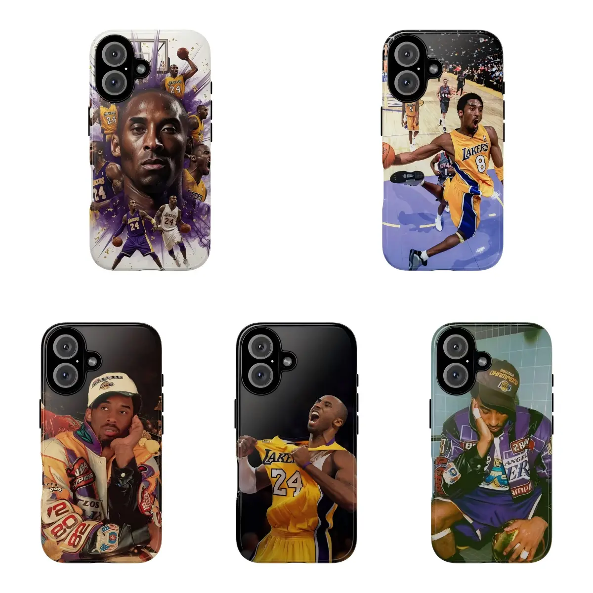 Kobe Bryant Phone Case Black Mamba Cover for iPhone17 ProMax /16/15/14/13/12/11 Plus for Samsung phones, suitable for both men and women,  Perfect Gift for Women Men.A gift for the fans