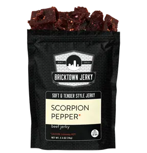 Soft and Tender Style Beef Jerky - Scorpion Pepper Soft and Tender Style Beef Jerky - Scorpion Pepper