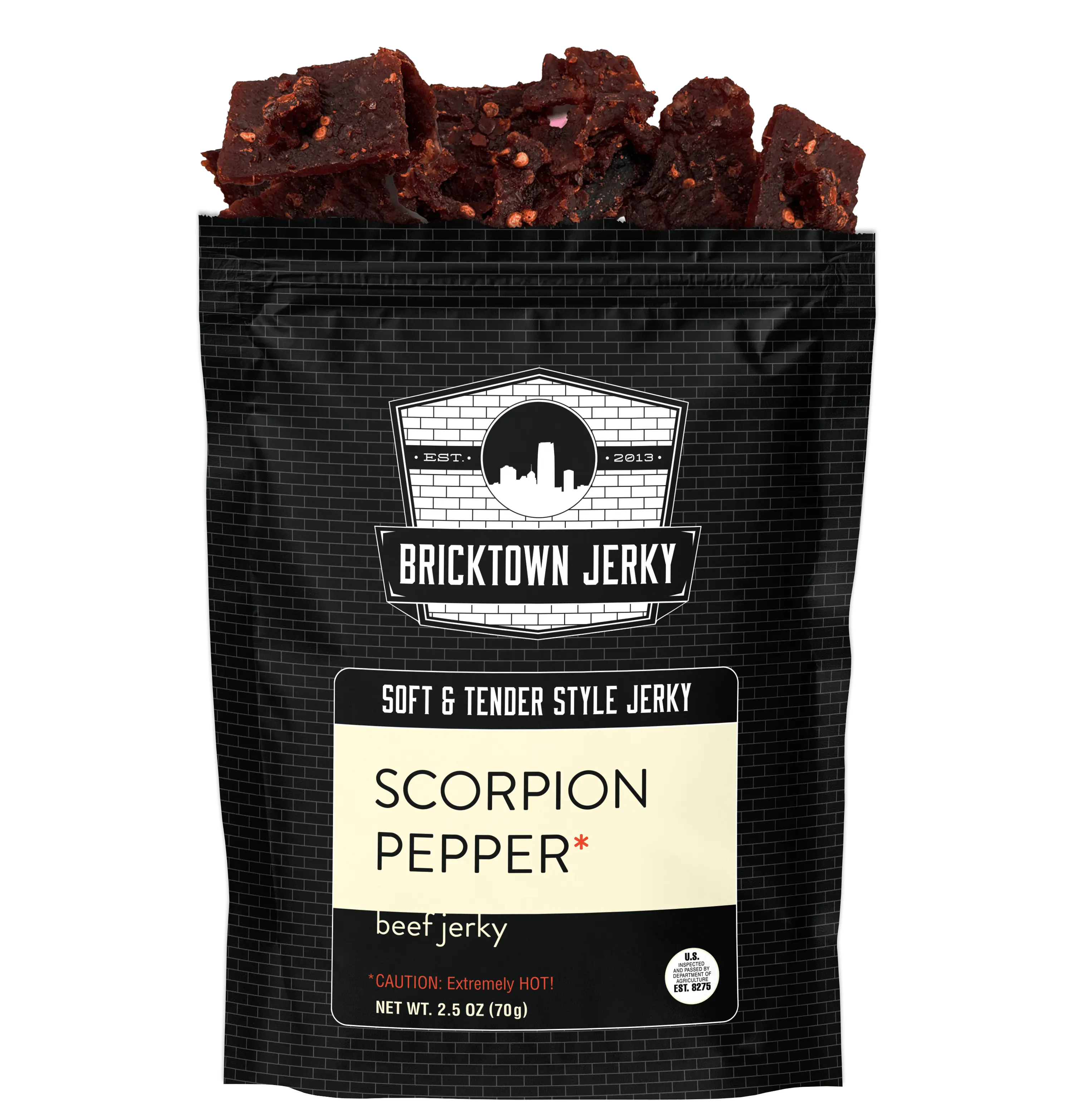 Soft and Tender Style Beef Jerky - Scorpion Pepper