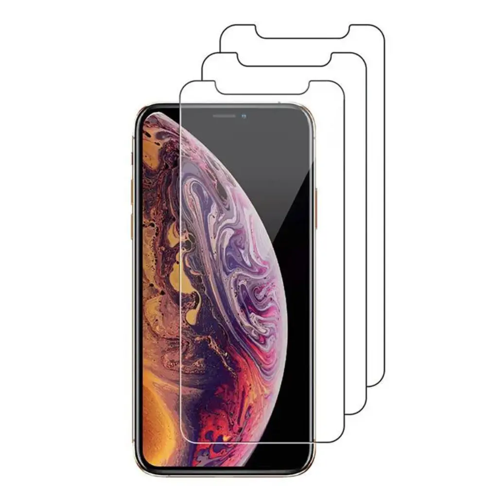 3 Pack For iPhone X Screen Protector HD Tempered Glass Designed For iPhone X Anti-Fingerprint Tempered Glass Screen Protector for iPhone X